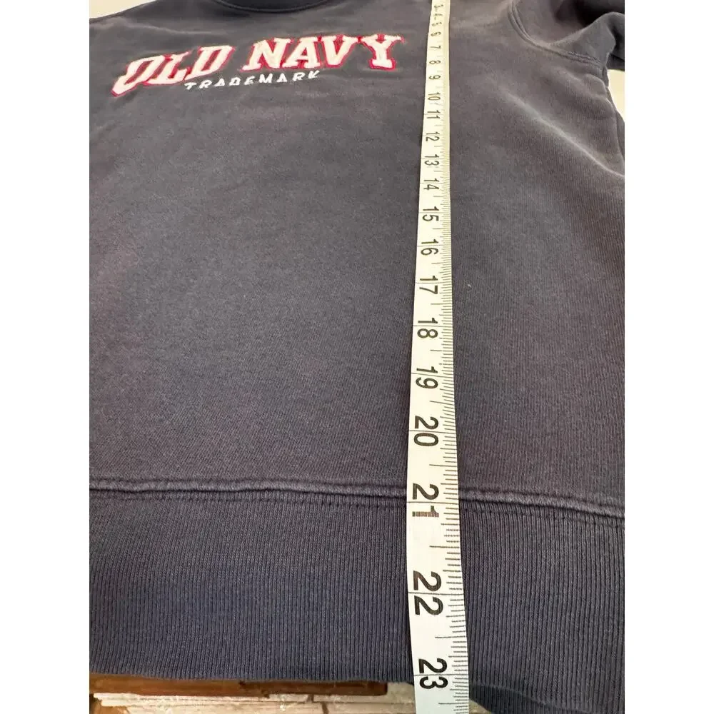 Vintage Old‎ Navy Girl's Crew Neck Sweatshirt Size 12 Blue